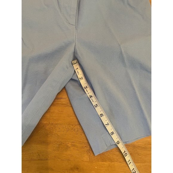 J McLaughlin Begonia Light Blue Short Bermuda Pull On Stretch Size 2 - Picture 5 of 7